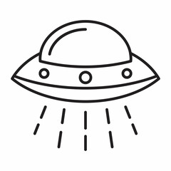 Space Icon Set1_ufo, alien-32