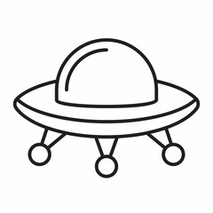 Space Icon Set1_ufo, alien-33