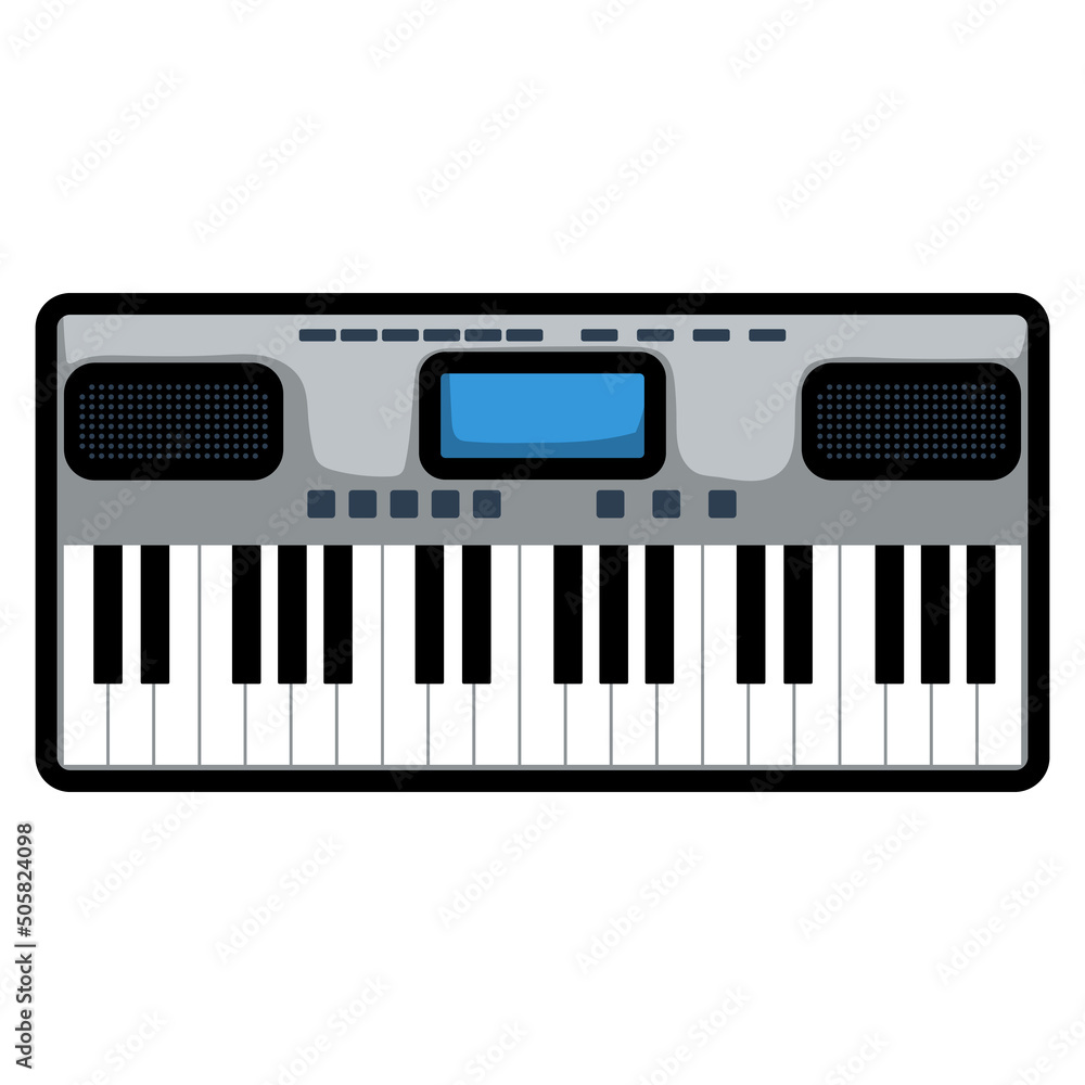 Wall mural Music Synthesizer Icon