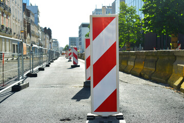 Panneaux de chantier voirie