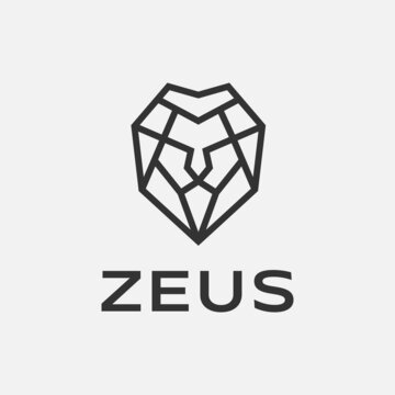 Zeus Head Logo Vector.