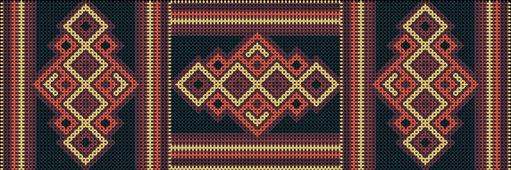 Pattern, ornament,  tracery, mosaic ethnic, folk, national, geometric  for fabric, interior, ceramic, furniture in the Arabian  style.