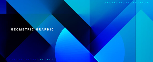 Modern dynamic geometric stylish design background