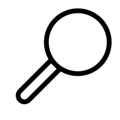 glass, magnifying, lens, magnifier, isolated, magnifying glass, loupe, search, magnify, object, magnification, tool, zoom, white, optical, equipment, instrument, searching, discovery, black, look, ico