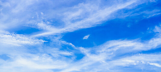 Sky blue background. Sky cloud clear