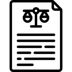 Law Document Icon