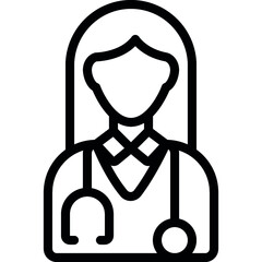 Female Doctor Icon