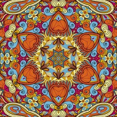 Luxury Pattern Background Mandala Batik Art by Hakuba Design 456