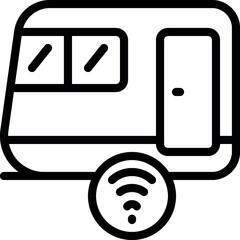 Automated Caravan Icon