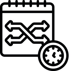 Flexible Schedule Icon
