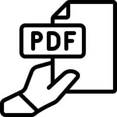 Give PDF File Icon