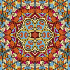 Luxury Pattern Background Mandala Batik Art by Hakuba Design 100