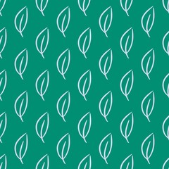 Floral seamless leaves branches pattern for fabrics and packaging and gifts and linens and kids and wrapping paper