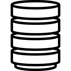 Structured Database Icon