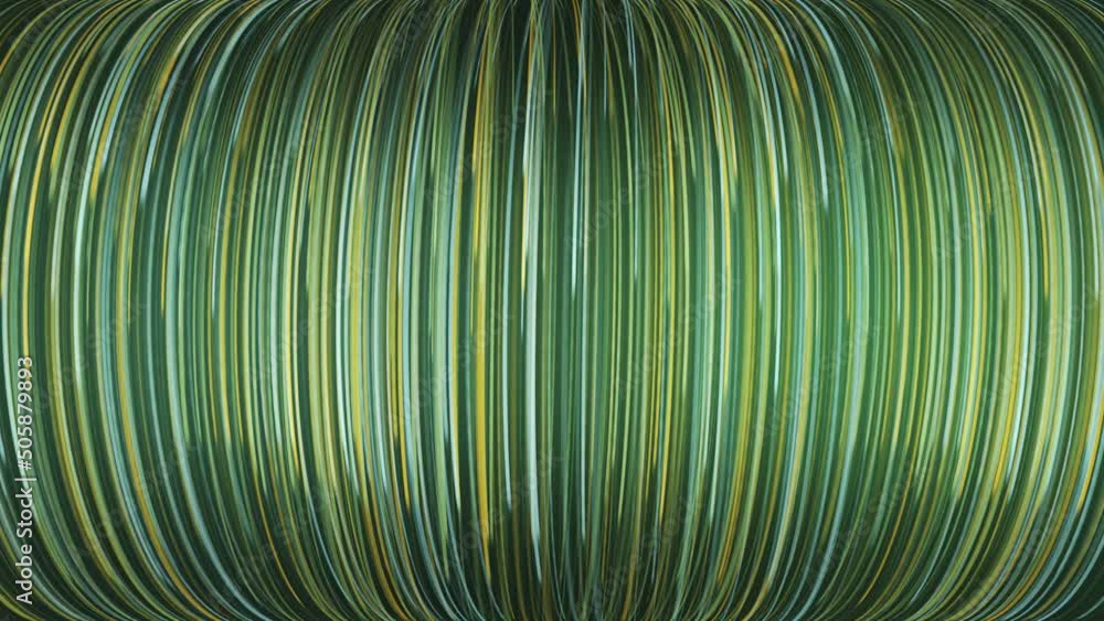 Poster 4k video animation. animated background of flowing colorful curved lines.