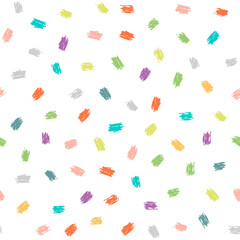 Abstract seamless hand drawn pattern
