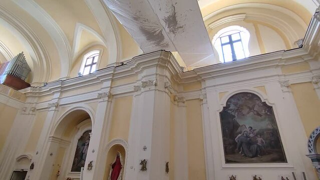 Ischia &ndash; Panoramica interna della Chiesa di Sant'Antonio
