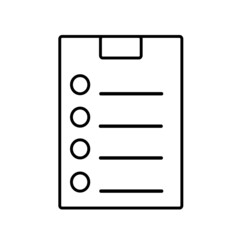 Documents icon black line with white backgound. Pixel perfect simple vector