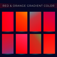 red and orange Gradient color, abstract red gradient color background, Emerald red gradient, simple nature, spring