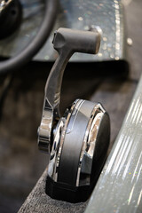 Boat throttle lever