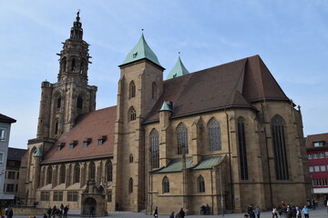 Fototapeta na wymiar Kilian's Church in Heilbronn; Germany;Baden-Wuerttemberg