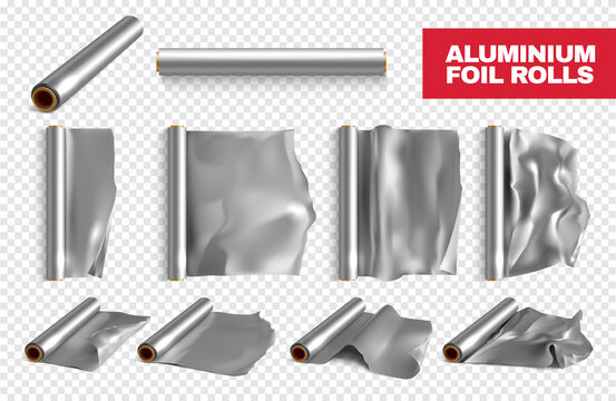 Aluminium Foil Rolls Transparent Set
