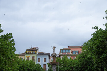 Fototapeta na wymiar Plaza de Bib-Rambla, Granada, Andalucia, España