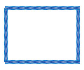 artistic creative blue leaf border