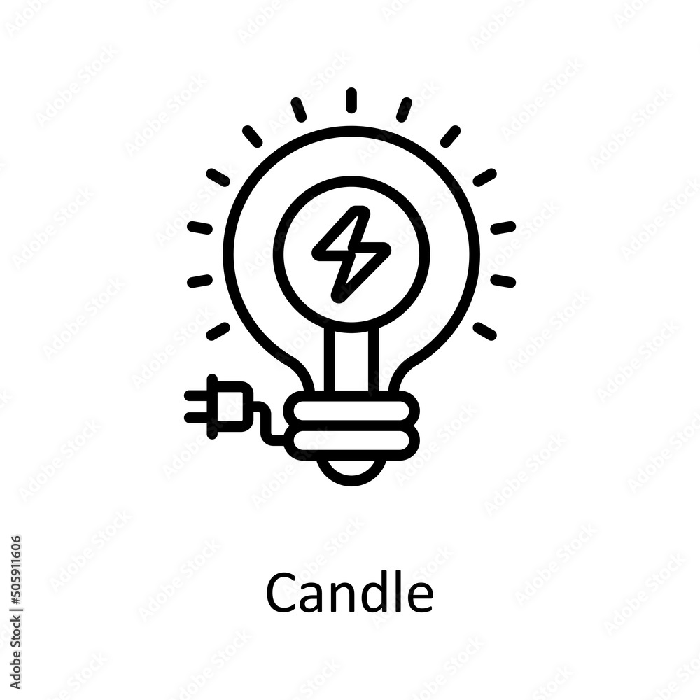Poster idea generate vector outline icon design illustration. data analytic symbol on white background eps 