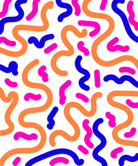 Abstract Shapes Squiggly Organic