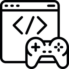 Online Game Development Icon