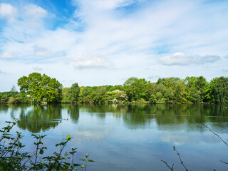 Lake at Eastrington Ponds, East Yorkshire, England
