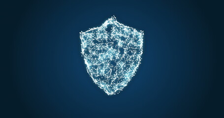 Conceptual image of cloud computing data security