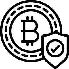 Crypto Currency Security Icon