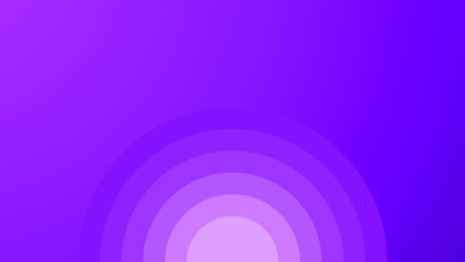 purple gradient backdrop with concentric circles