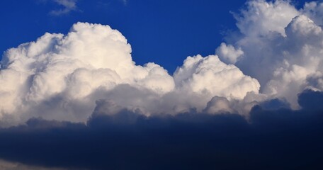 blue sky and clouds