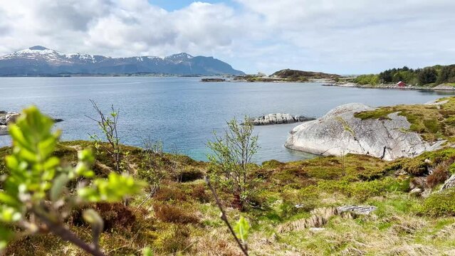 Norway Atlantic Ocean Road or the Atlantic Road (Atlanterhavsveien), National Tourist Route along the Atlantic coast
