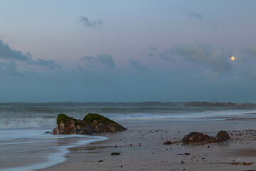 beach in the morning
