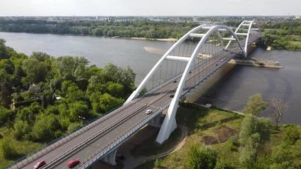 Foto op Plexiglas Toruń, most gen Elżbiety Zawackiej © Paweł Ziółkowski