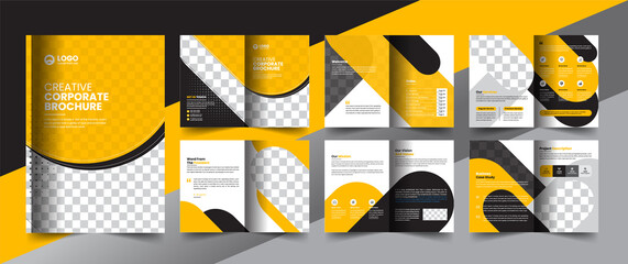 corporate company profile brochure annual report booklet business proposal layout concept design