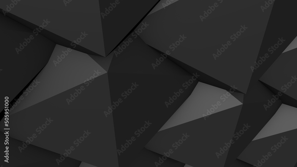 Poster gray abstract background from geometric lines. 3d rendering.