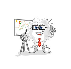 cloud marketing character. cartoon mascot vector