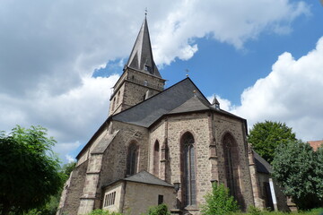Fototapeta na wymiar Altstadtkirche in Warburg
