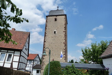 Fototapeta na wymiar Johannisturm in Warburg
