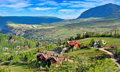 Foto op Canvas Expensive vacation homes in Telluride, Colorado © Jim Glab
