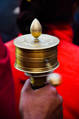 Prayer weehls in Kathmandu, Nepal