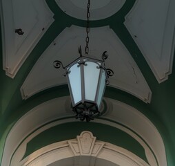Fototapeta na wymiar lamp in the church