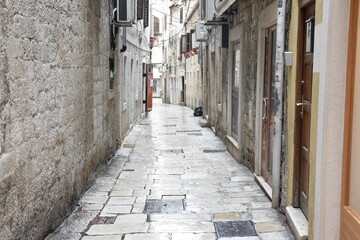 Fototapeta premium Croatia, Dalmatia, Split, monuments, city,