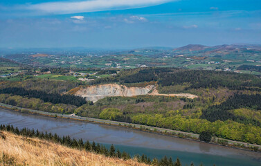 Running Alongside The Newry River, Big Wood / Clady Quarries And Narrow Water Forest Taken From...