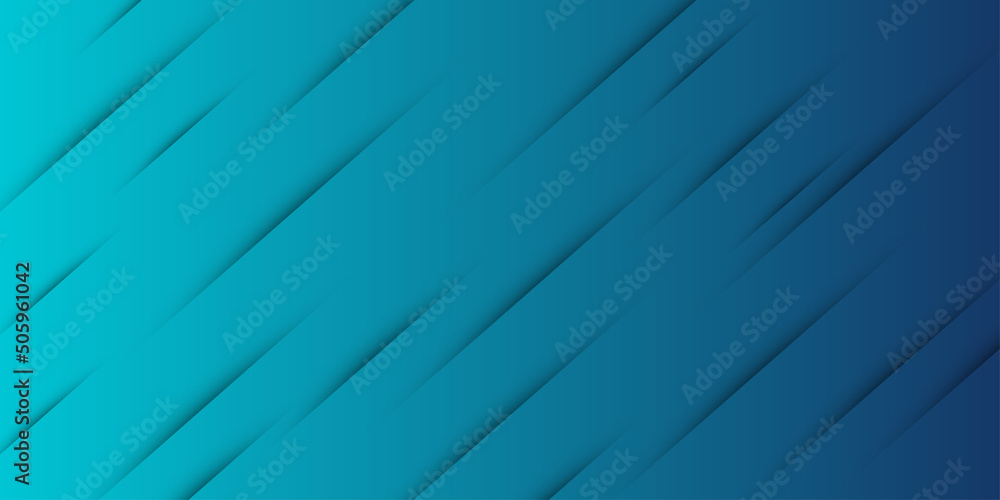 Poster green turquoise and blue background vector overlap layer on dark space for overlapping background de